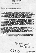 Directive to Twining by President Truman