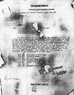 Burned Memo, pages 1-2